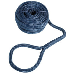 NAVY BLUE Mooring line, high-strength, with eye  - mooringline 0644441
