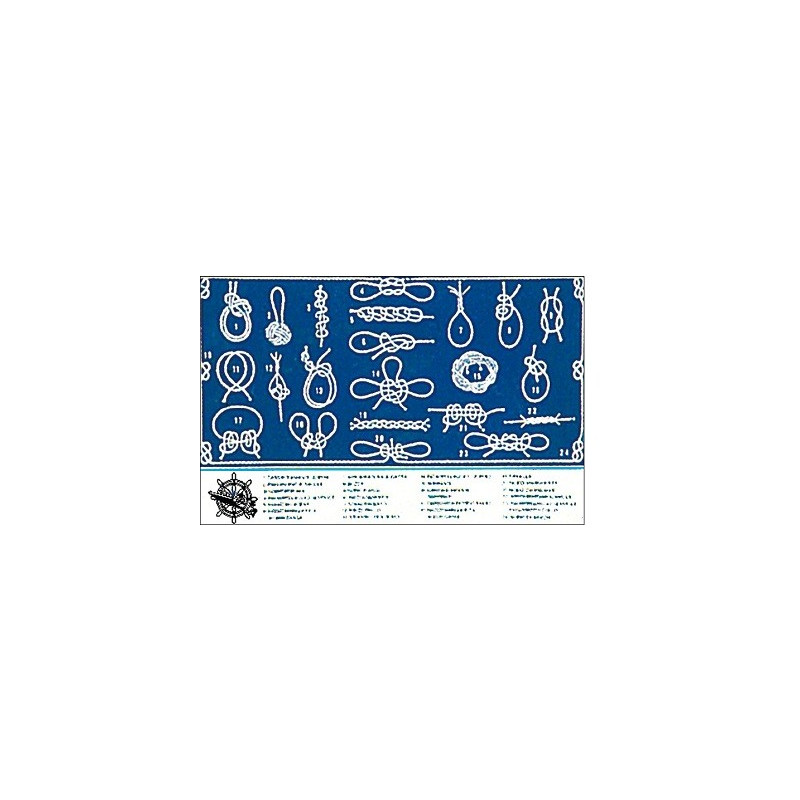 Nautical code sticker  most common “Knots” - SAFETY - 35.452.91