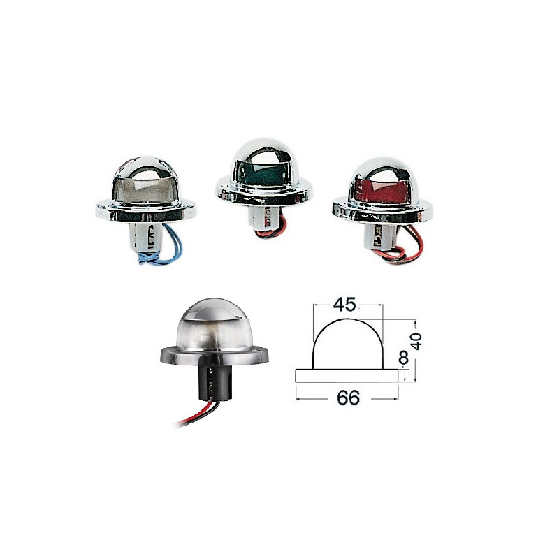 Utility navigation lights made of chromed ABS - Lighting - 1140302