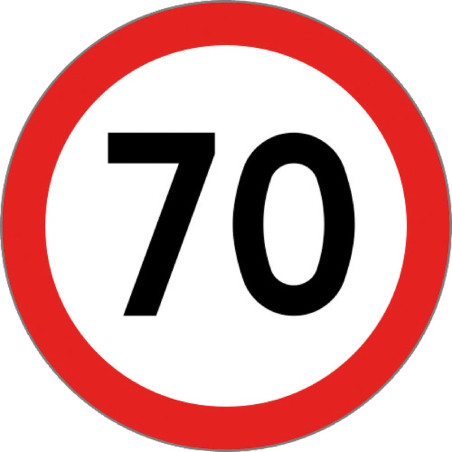 Type-approved self-adhesive speed disc -  - 0202340