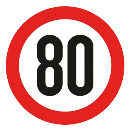 Type-approved self-adhesive speed disc -  - 0202340