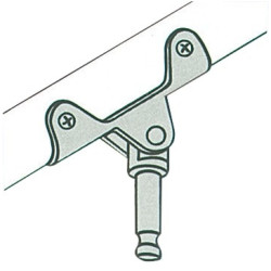Scalmo in ottone cromato - Gommoni e Accessori - 3443010 2