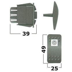 CARLING SWITCH switch - WHITE BULBS 12V - Electricity - 1419201 2