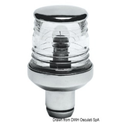 Luce di testa albero Classic da 360° in acciaio inox - Illuminazione - 1113200 2