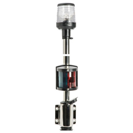 Classic pole with combined lights, made of stainless steel AISI 316 - Lighting - 1116600
