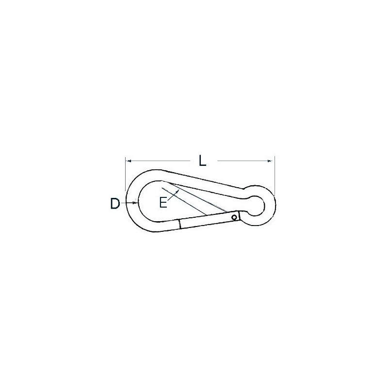 Snap-hooks with flush closure - Ironware - 0919105