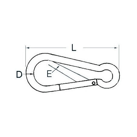 Snap-hooks with flush closure - Ironware - 0919105