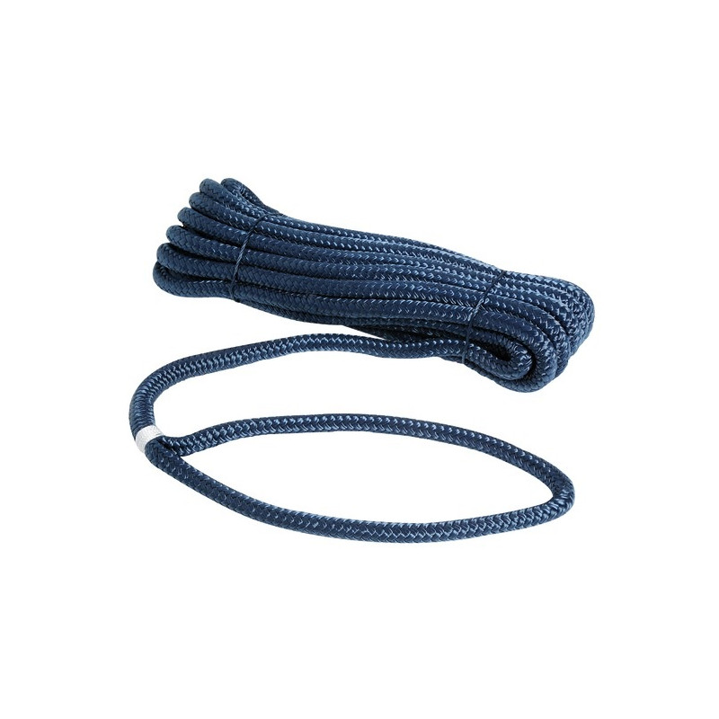 NAVY BLUE Mooring line, high-strength, with eye  - mooringline 0644441