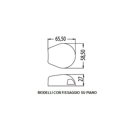 Luce di via a LED Sea-Dog per scafi fino a 12 mt - Illuminazione - 1105001