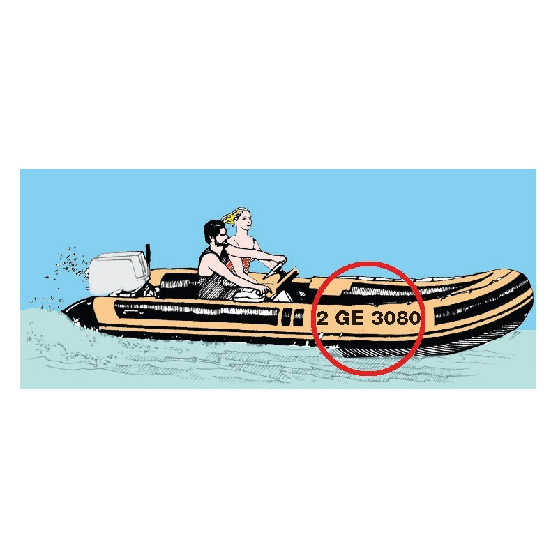 Lettere autoadesive altezza cm 20 - SICUREZZA - 5453310