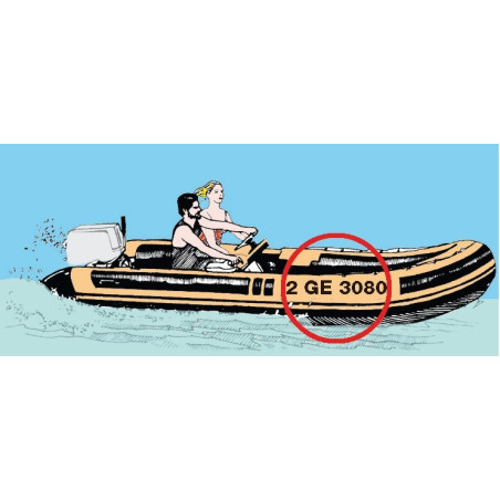 Lettere autoadesive altezza cm 20 - SICUREZZA - 5453310
