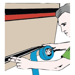 Waterline stripe tape, 1 large and 2 narrow stripes - Maintenance - 6511100 2