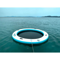 PISCINA PIATTAFORMA SDRAIO YOGA/RELAX GONFIABILE IN PVC CON BORSA DI TRASPORTO