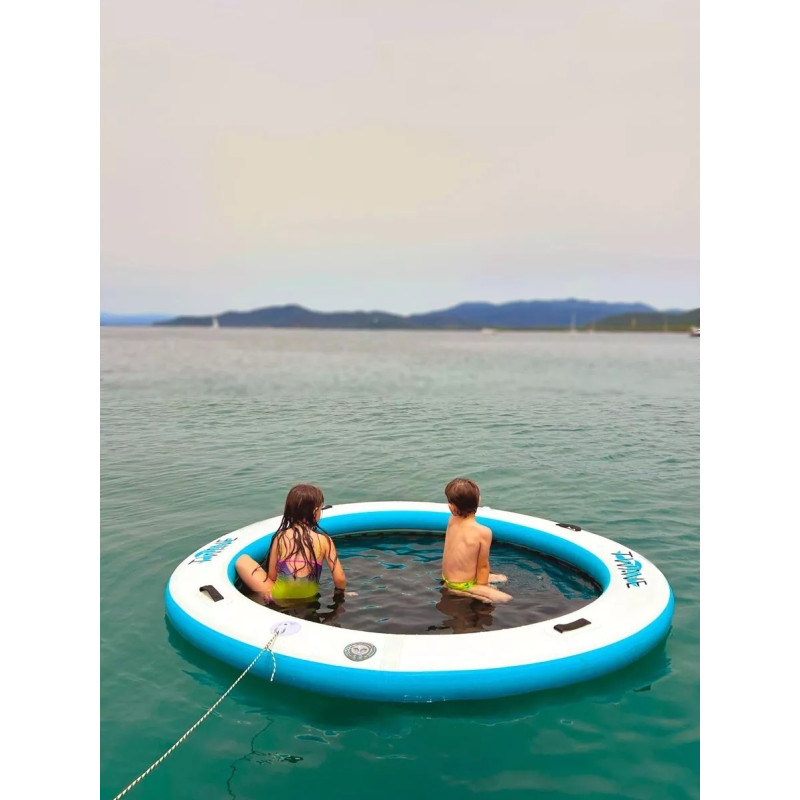 PISCINA PIATTAFORMA SDRAIO YOGA/RELAX GONFIABILE IN PVC CON BORSA DI TRASPORTO