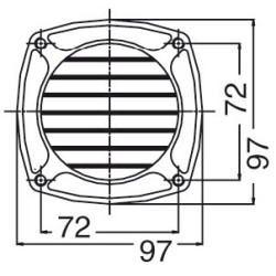 Louvred vents made of mirror polished stainless steel AISI 316 - DECK EQUIPMENTS - 5330180 2