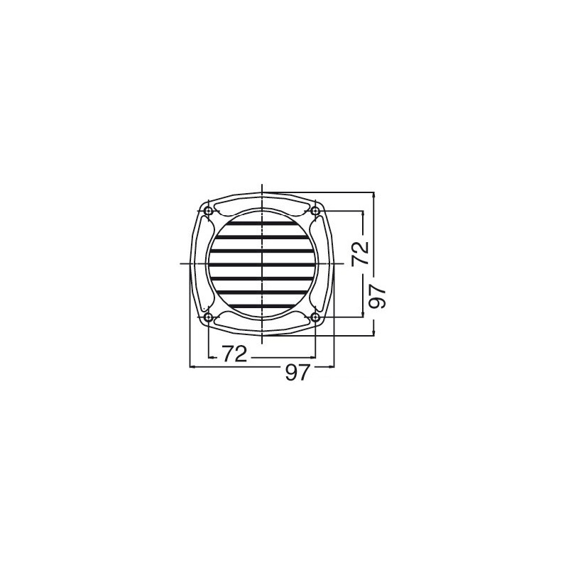 Presa d'aria in Acciaio Inox AISI 316 microfuso e lucidato a specchio - ATTREZZATURE DI COPERTA - 5330180