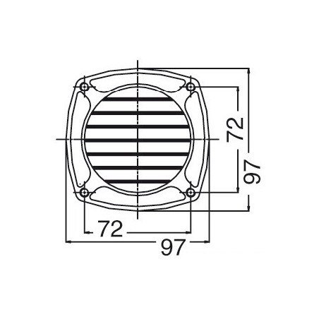 Louvred vents made of mirror polished stainless steel AISI 316 - DECK EQUIPMENTS - 5330180