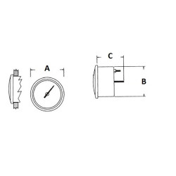 Speedometer with (water pressure ) Pitot tube - Electronics - 2732508 2