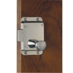 Serratura con pomello, chiave Yale esterna. Blocco pomello dall'interno - Ferramenta Nautica - 3812830 2