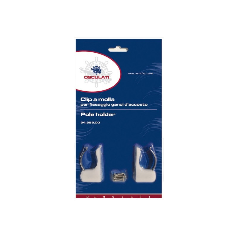 Spring clips for fixing boat hooks  - COMFORT ON BOARD - 3435900