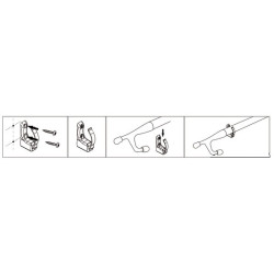 Clip a molla per fissaggio ganci d'accosto - COMFORT & ARREDO - 3435900 2