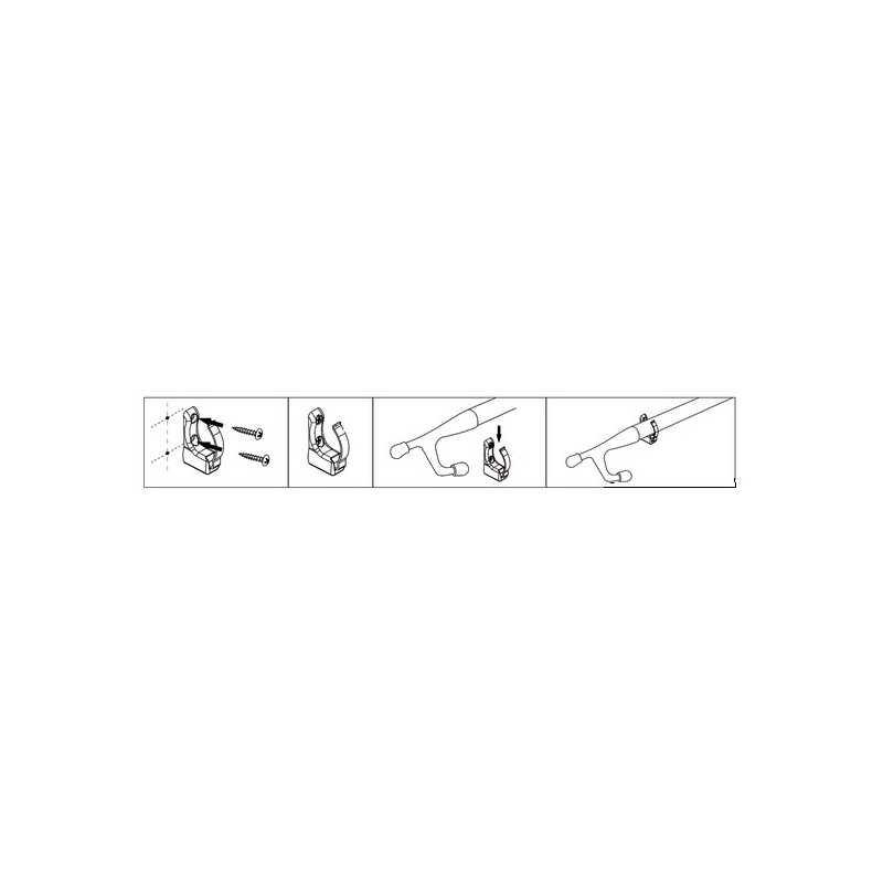 Clip a molla per fissaggio ganci d'accosto - COMFORT & ARREDO - 3435900