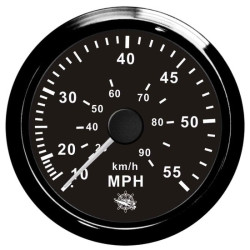 Spidometro con tubo di Pitot (a pressione d'acqua) SCALA 0-55 MPH - 27.325.09 - 2