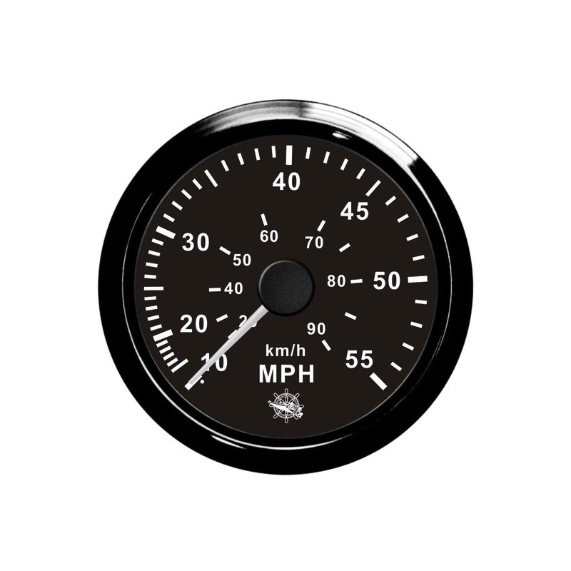Spidometro con tubo di Pitot (a pressione d'acqua) SCALA 0-55 MPH - 27.325.09 -