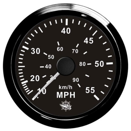 Speedometer with (water pressure ) Pitot tube scala 0-55 MPH - 27.325.09 -
