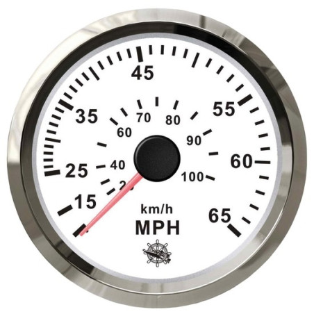 Spidometro con tubo di Pitot (a pressione d'acqua) SCALA 0-55 MPH - 27.325.09 -