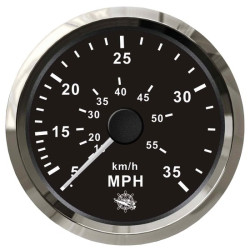 Spidometro con tubo di Pitot (a pressione d'acqua) SCALA 0-65 MPH - 27.325.10 -