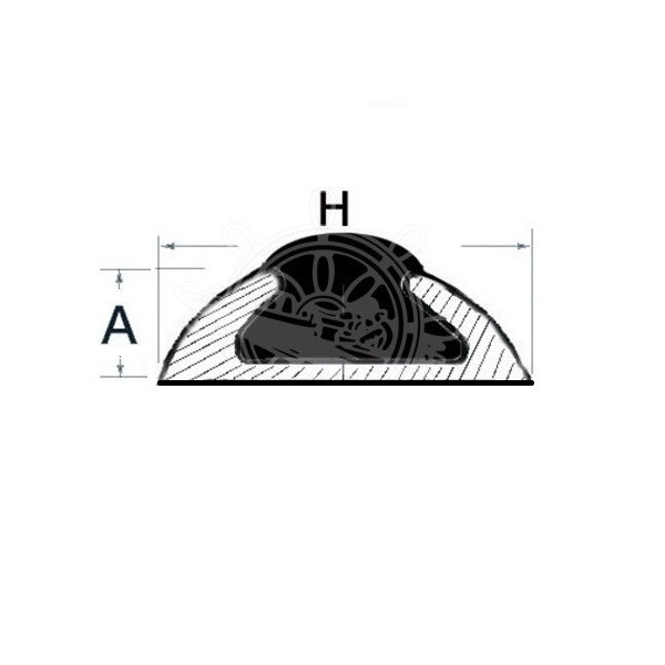 Flexible PVC insert 56 mm - 24 mt - Anchorage and Docking - 4448611