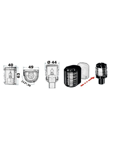 Utility Compact navigation light - Lighting - 1141215