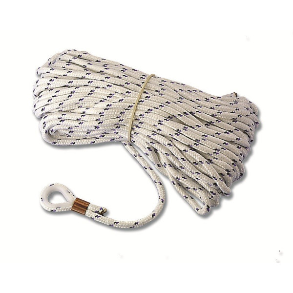 Cima ø 6 mm per ancora trecciata in poliestere con redance impiombata - Cime e accessori - T0106030