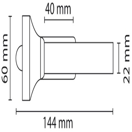 Boetta luminosa Mini One a LED