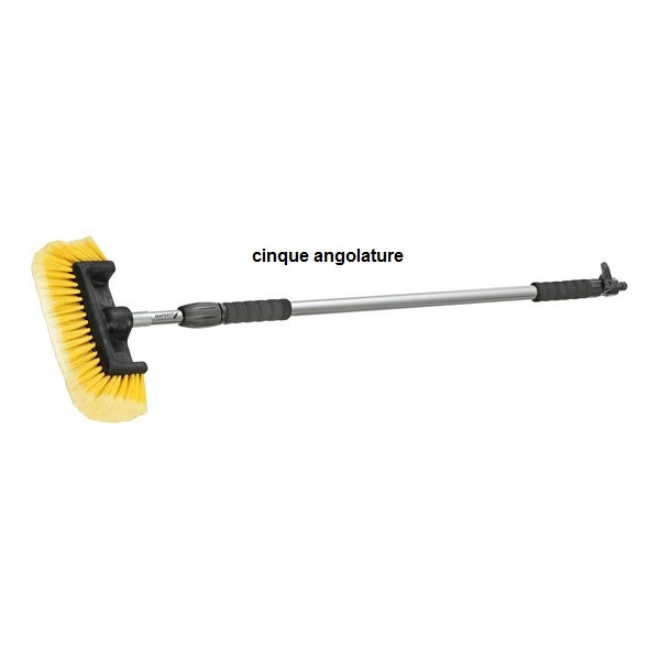 Mafrast telescopic scrubbing brush made of anodized aluminium and fitted with rotational closing tap - Maintenance - 3619100 2