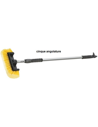 Mafrast telescopic scrubbing brush made of anodized aluminium and fitted with rotational closing tap - Maintenance - 3619100