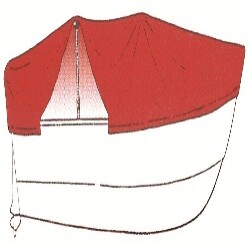 Palo telescopico displuvio per sostenere il telo copriscafo 2