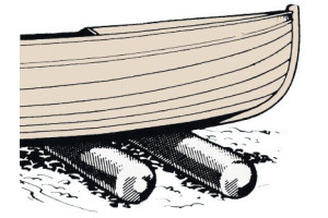 Hauling and outboard brackets