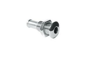 Skin fittings and thru hull scoop strainer